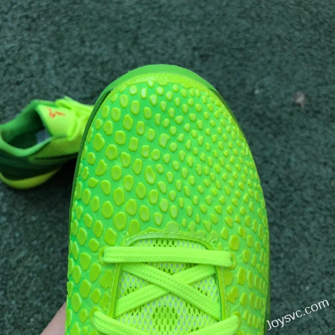 Nike Zoom Kobe 6 Grinch - Green Christmas Basketball Shoes