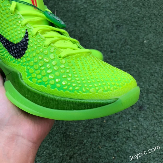 Nike Zoom Kobe 6 Grinch - Green Christmas Basketball Shoes