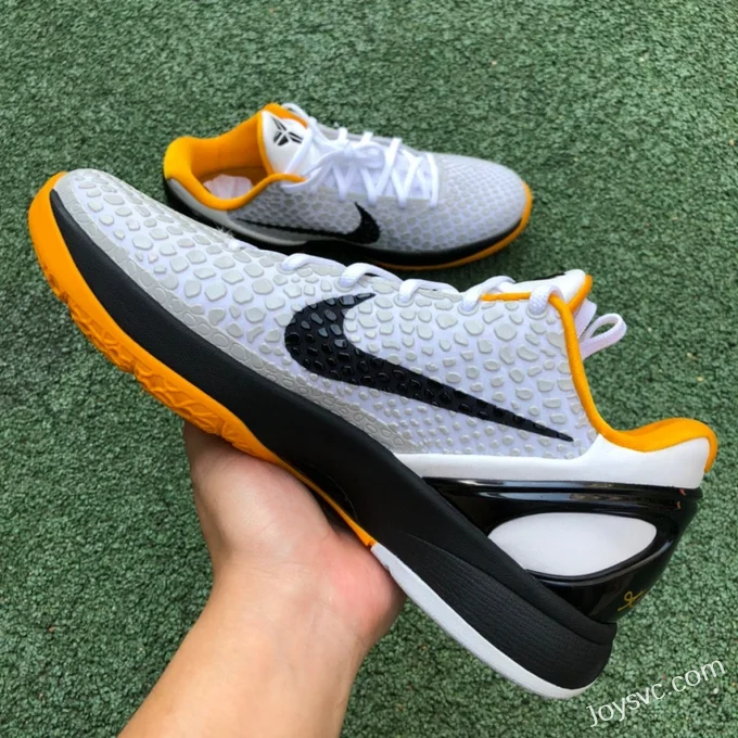 Nike Kobe 6 Protro Playoffs - White Yellow Basketball Shoes