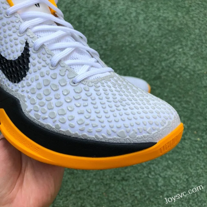 Nike Kobe 6 Protro Playoffs - White Yellow Basketball Shoes