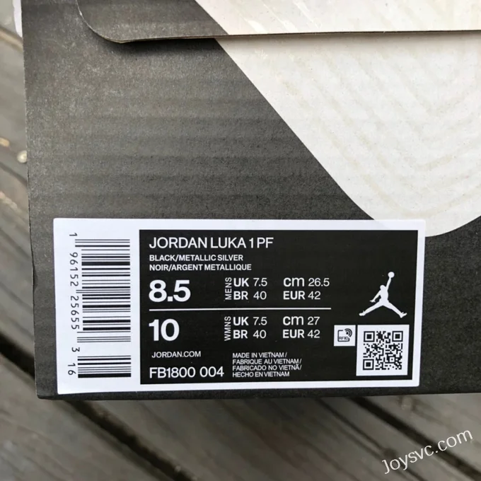 Air Jordan Luka 1 FB1800-004 Black White Blue