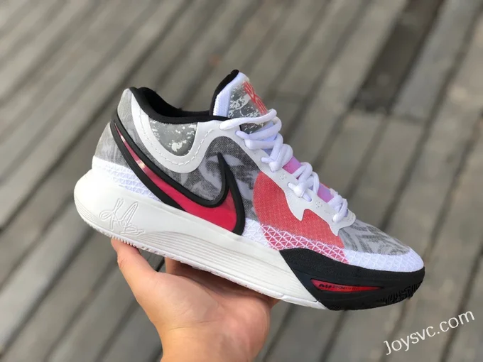 Nike Kyrie 8 EP White Grey Red Basketball Shoes DJ6017-001