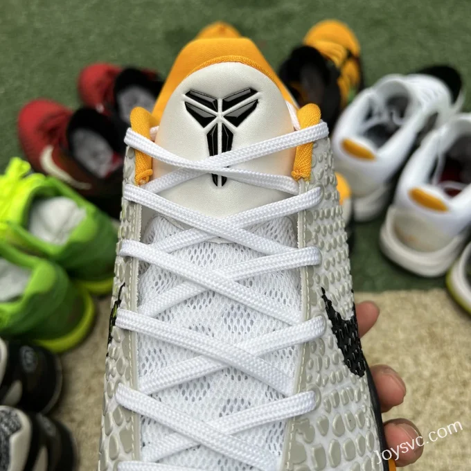 Nike Kobe 6 Protro Playoffs - White Yellow Basketball Shoes