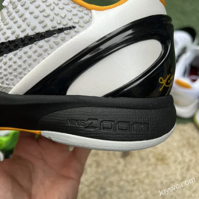 Nike Kobe 6 Protro Playoffs - White Yellow Basketball Shoes