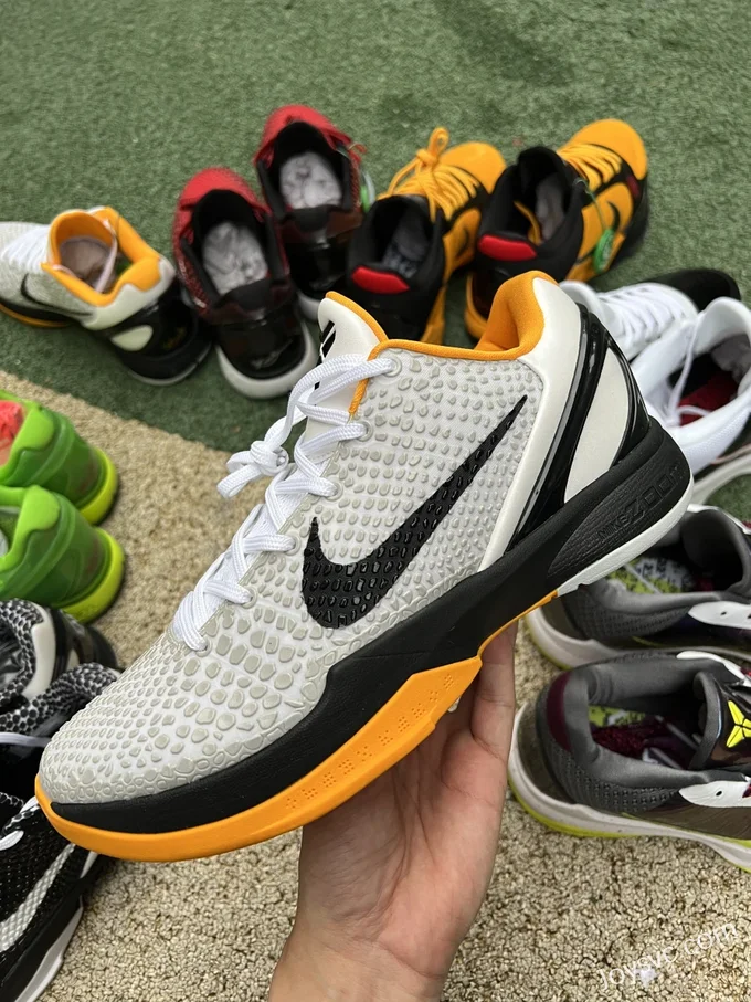 Nike Kobe 6 Protro Playoffs - White Yellow Basketball Shoes