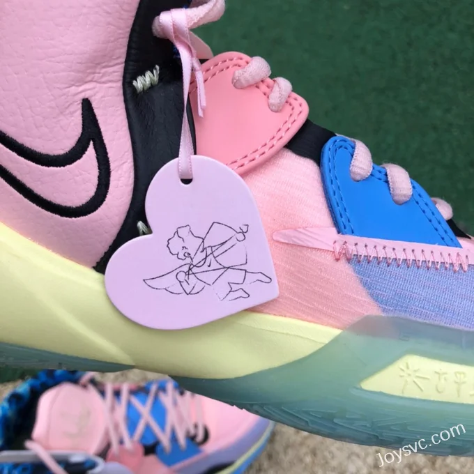 Nike Kyrie 8 Pink Yellow Blue Valentine Basketball Shoes DH5387-900