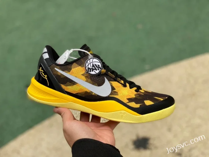 Nike Kobe 8 ZK8 - Black Yellow Basketball Shoes