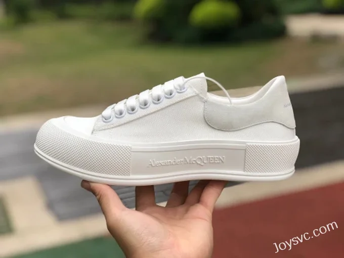 Alexander McQueen Low-Top White Casual Sneakers