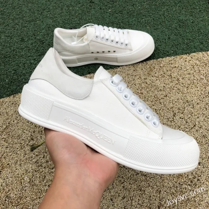 Alexander McQueen Low-Top White Casual Sneakers