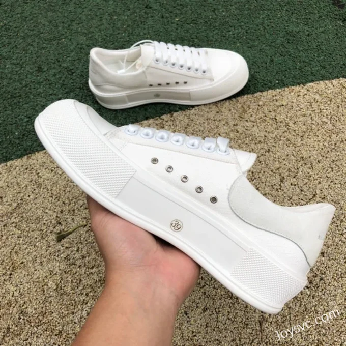 Alexander McQueen Low-Top White Casual Sneakers