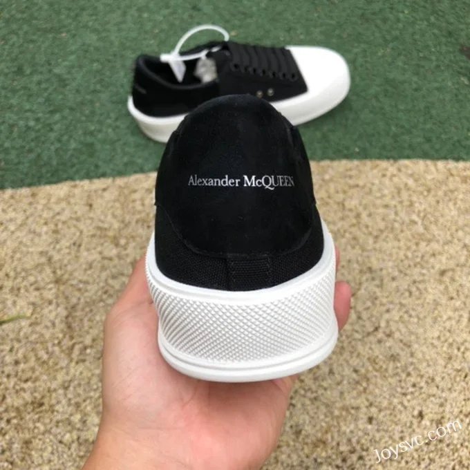 Alexander McQueen Low-Top Black White Casual Sneakers