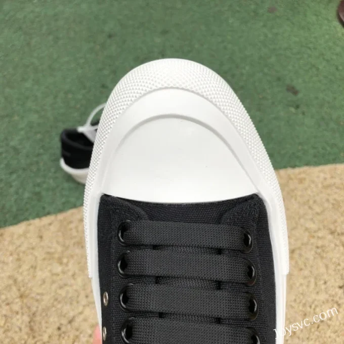 Alexander McQueen Low-Top Black White Casual Sneakers