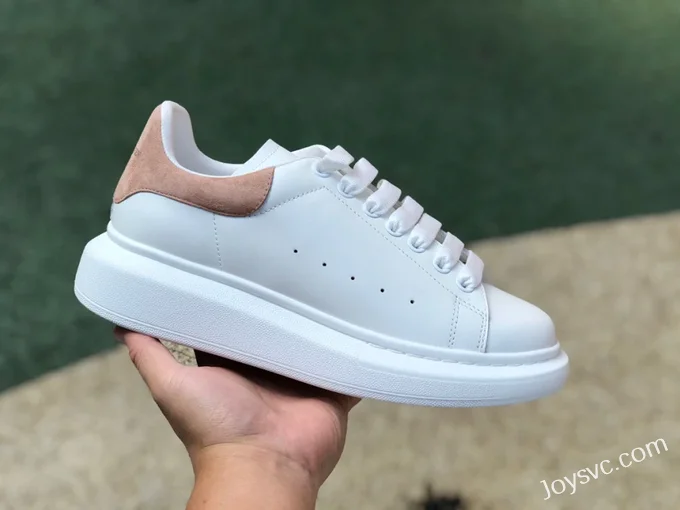 Alexander McQueen Pink Velvet Sneakers