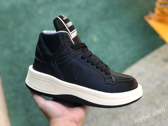 Rick Owens DRKSHDW x Converse Turbodrk Weapon High Black White Basketball Shoes