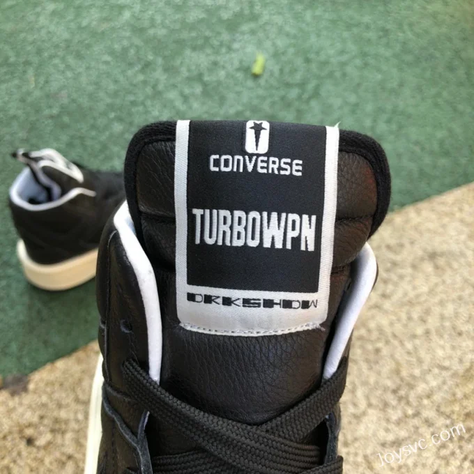 Rick Owens DRKSHDW x Converse Turbodrk Weapon High Black White Basketball Shoes