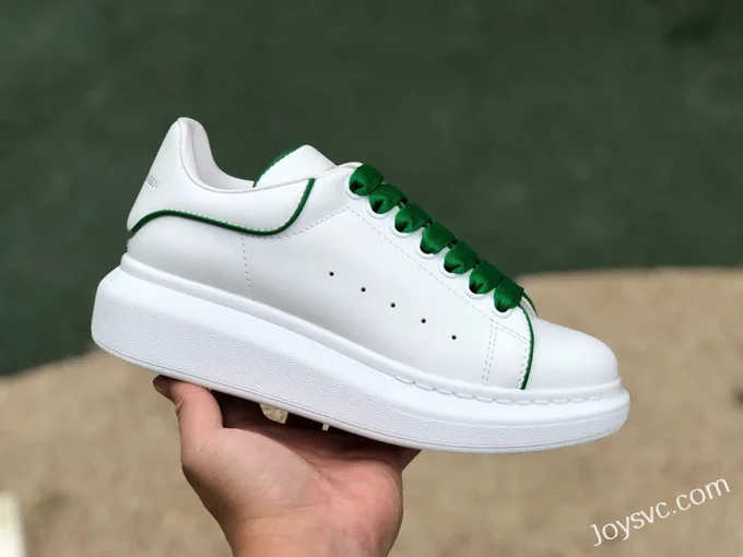 Alexander McQueen White Green Line Sneakers