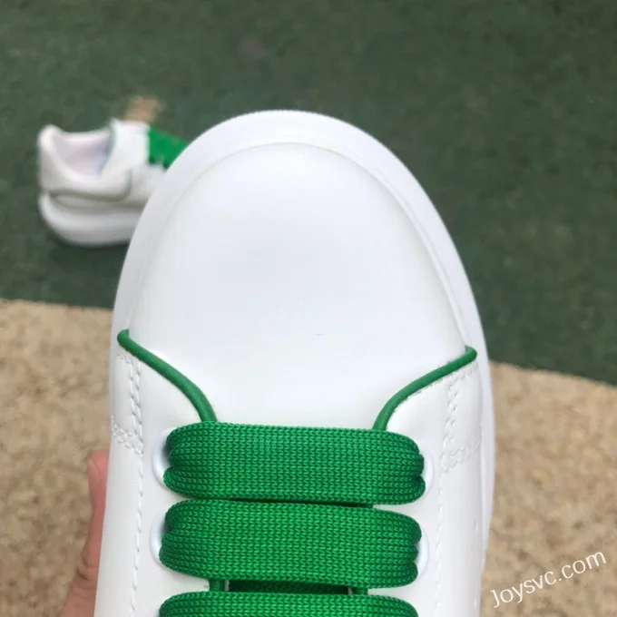 Alexander McQueen White Green Line Sneakers