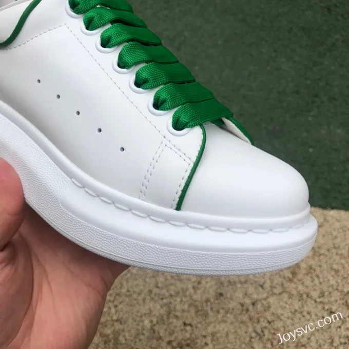 Alexander McQueen White Green Line Sneakers