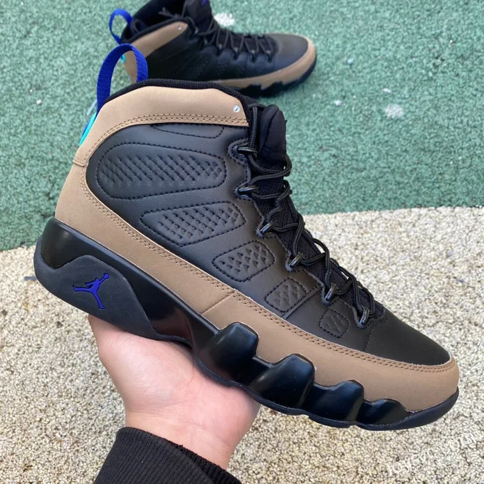 Air Jordan 9 Olive Concord Retro Basketball Shoes CT8019-034