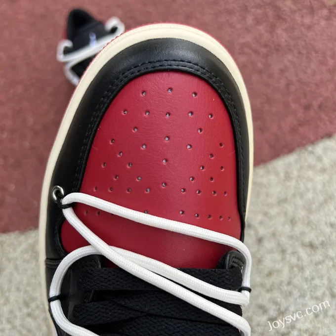 Air Jordan 1 Low 553558-612 Chicago Deconstructed White Red Strap