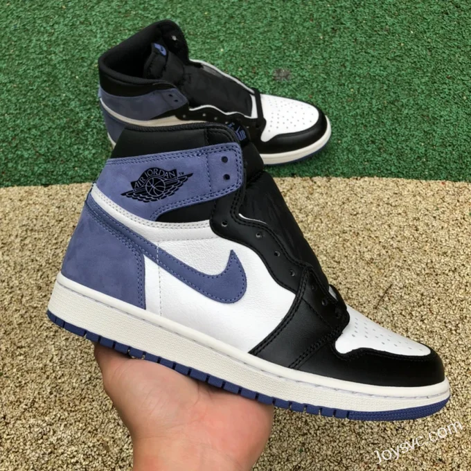 Air Jordan 1 High 555088-115 Blue Moon Retro