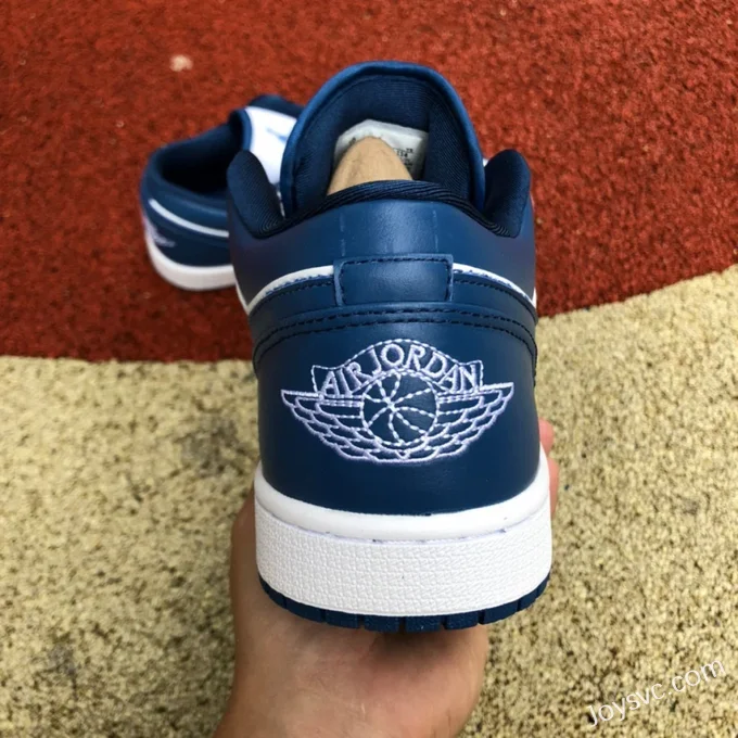 Air Jordan 1 DC0774-114 White Blue Navy Low-Top