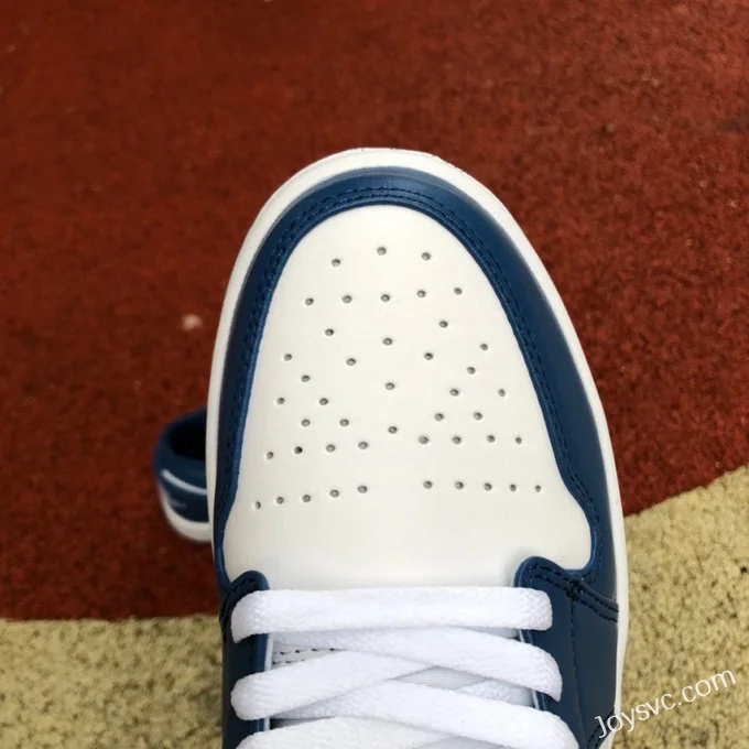 Air Jordan 1 DC0774-114 White Blue Navy Low-Top