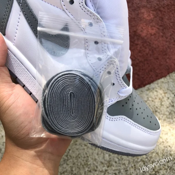 Air Jordan 1 High 555088-037 Grey White Stealth Cost-Effective Version