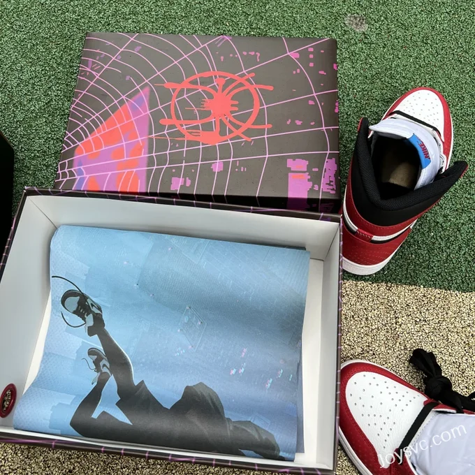 Air Jordan 1 Retro High 555088-602 Spider-Man