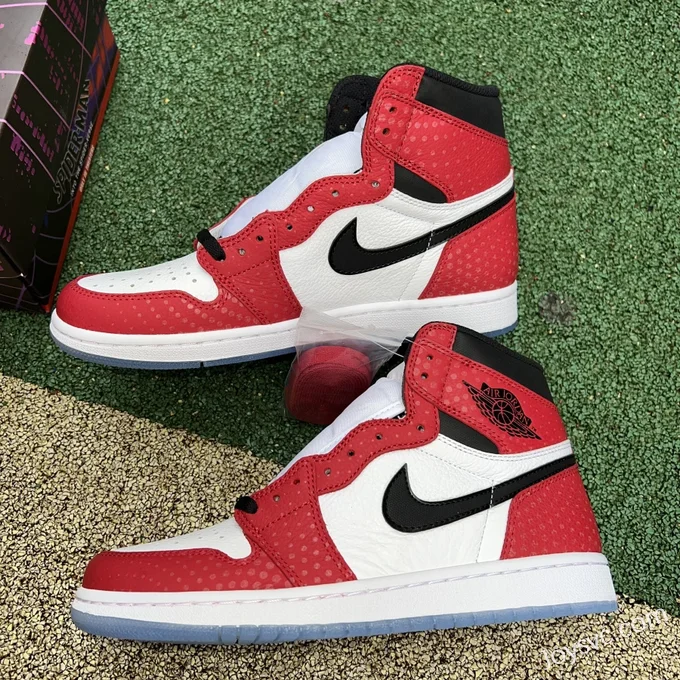 Air Jordan 1 Retro High 555088-602 Spider-Man