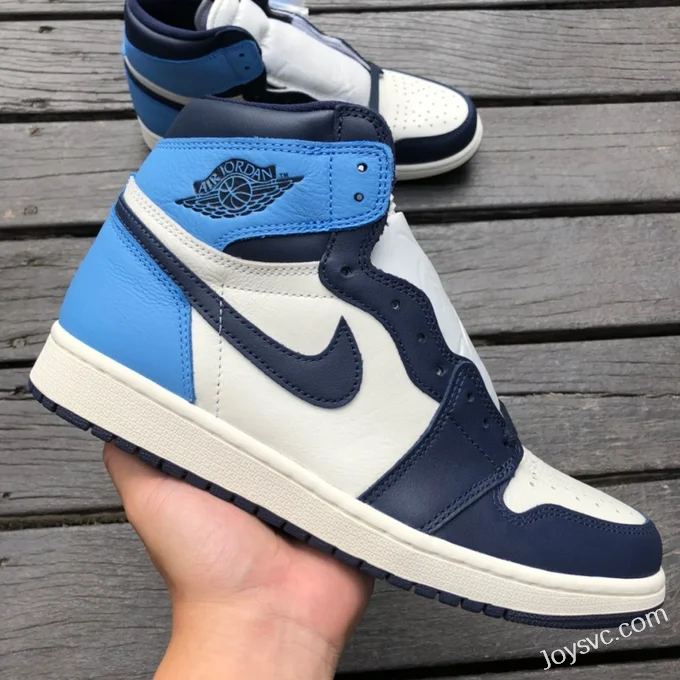 Air Jordan 1 High 555088-140 Obsidian Retro