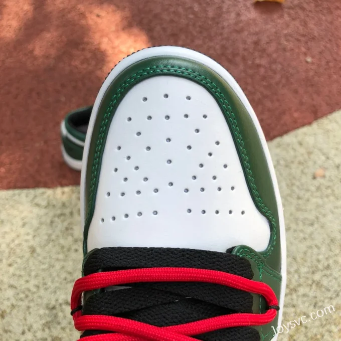 Air Jordan 1 Low 553560-062 Chicago Deconstructed White Green Strap