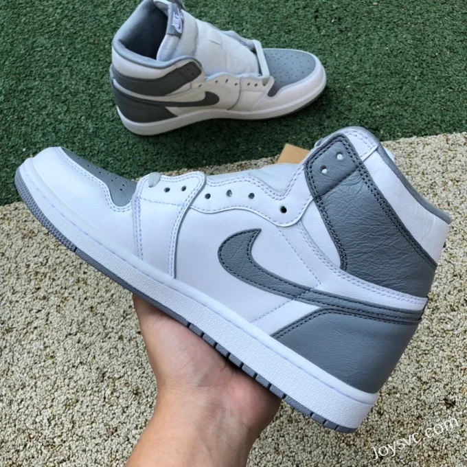 Air Jordan 1 High 555088-037 Grey White Stealth Retro