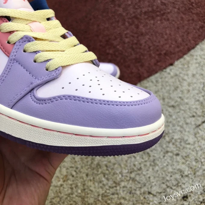 Air Jordan 1 Low DZ2768-651 Pink Purple Easter Retro