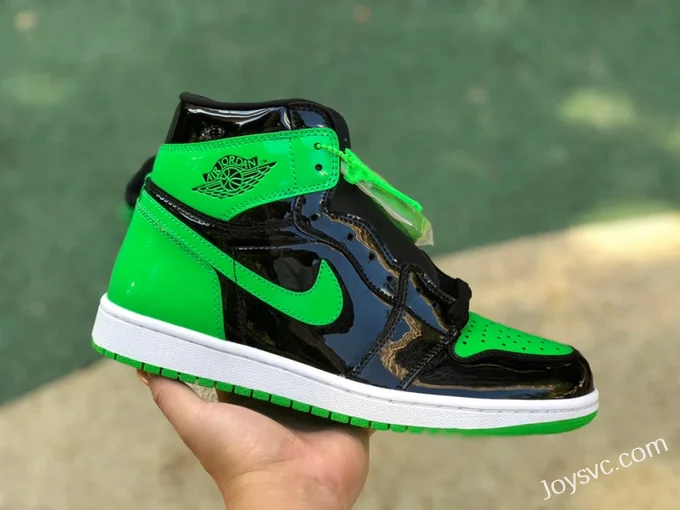 Air Jordan 1 High 575441-555088-030 Black Green Pine Retro