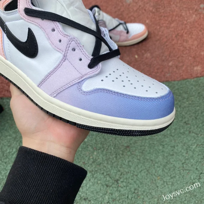 Air Jordan 1 High DX0054-805 White Purple Gradient Retro