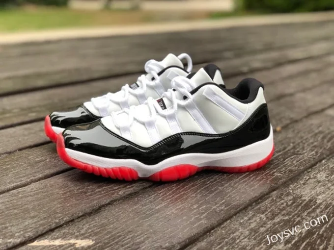 Air Jordan 11 Low Black Red AV2187-160