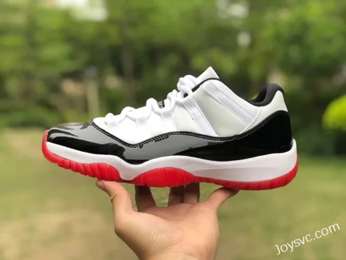 Air Jordan 11 Low Black Red AV2187-160