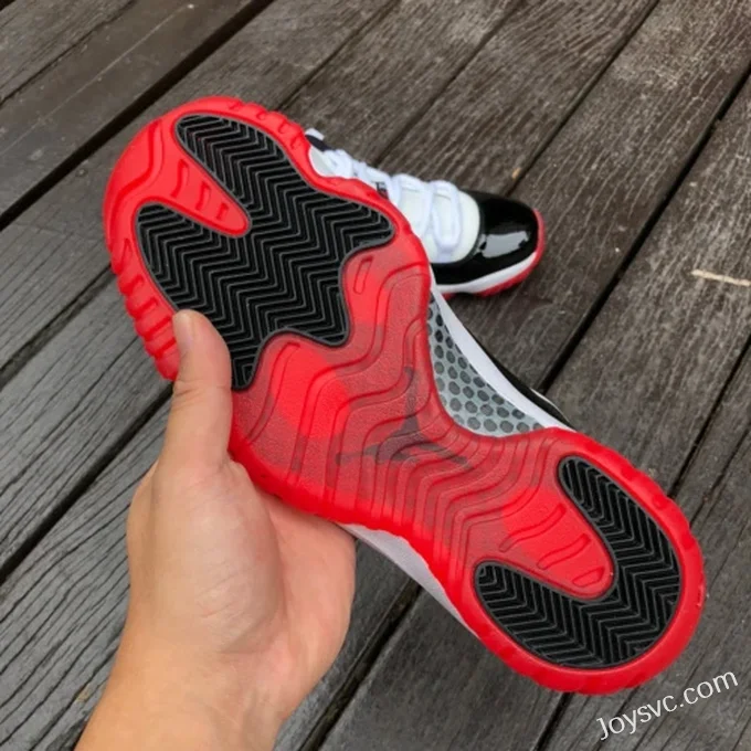 Air Jordan 11 Low Black Red AV2187-160