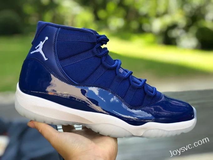 Air Jordan 11 Midnight Navy White Blue High Top AT7802-115