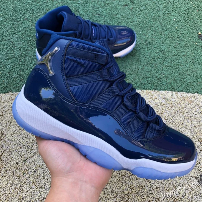 Air Jordan 11 Navy Blue High Top 378037-441