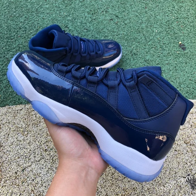 Air Jordan 11 Navy Blue High Top 378037-441