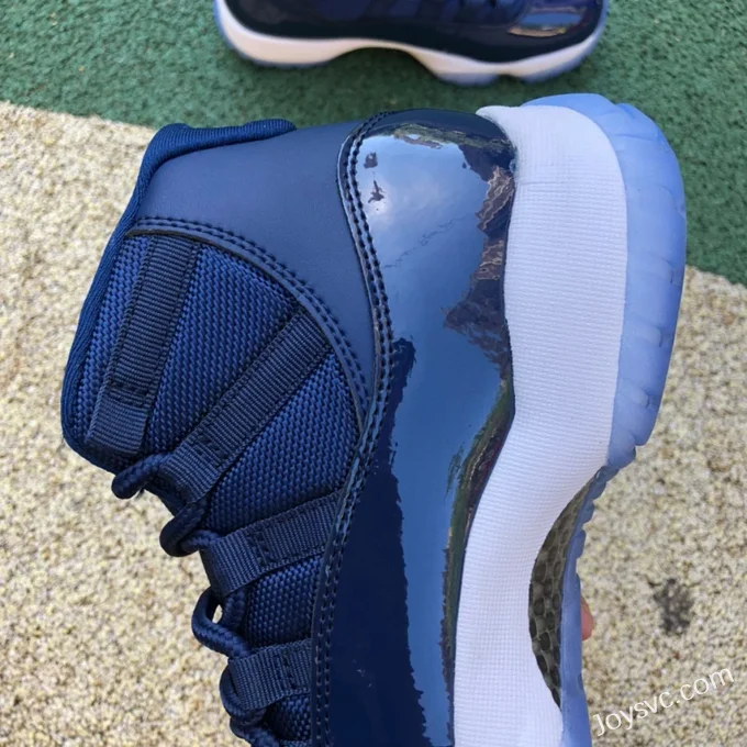 Air Jordan 11 Navy Blue High Top 378037-441