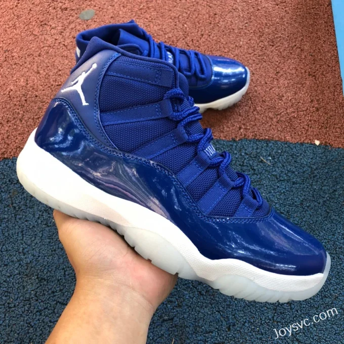 Air Jordan 11 Midnight Navy White Blue High Top AT7802-115