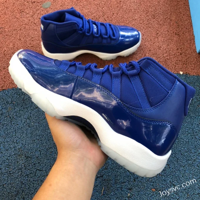 Air Jordan 11 Midnight Navy White Blue High Top AT7802-115