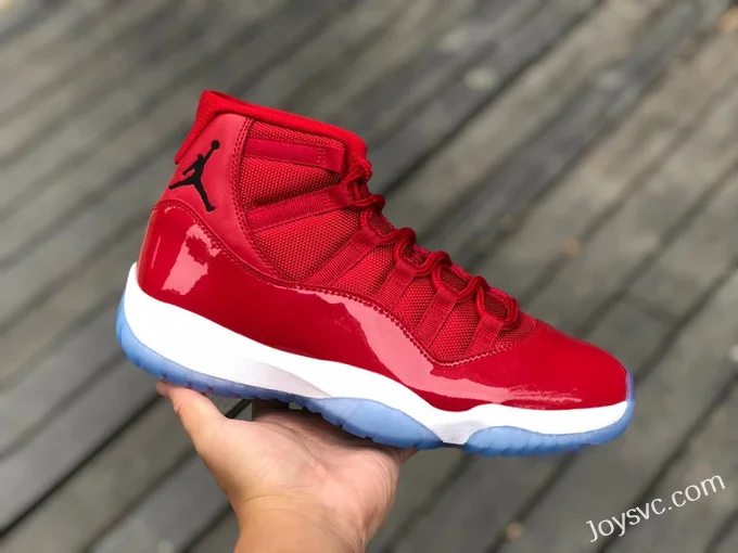 Air Jordan 11 White Red High 378037-623