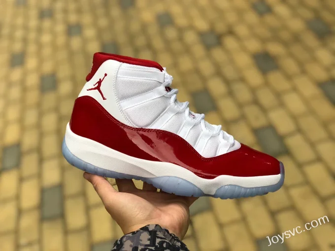 Air Jordan 11 Retro Cherry White Red High Top CT8012-116