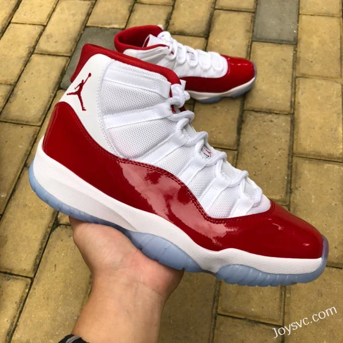 Air Jordan 11 Retro Cherry White Red High Top CT8012-116