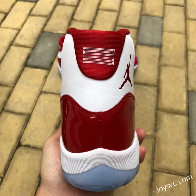 Air Jordan 11 Retro Cherry White Red High Top CT8012-116