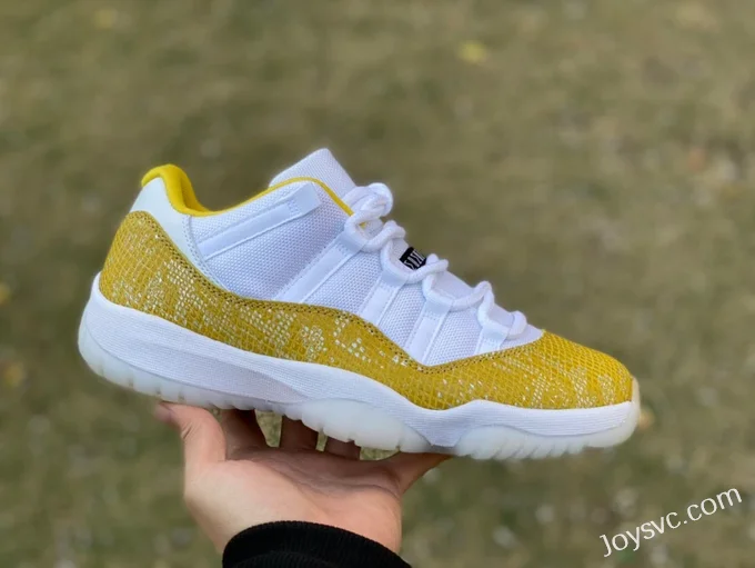 Air Jordan 11 Low Yellow Snakeskin AH7860-107